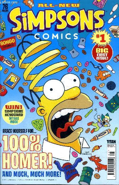 All-New Simpsons N1 Brace yourself for ... 100% homer ! and much, much more !