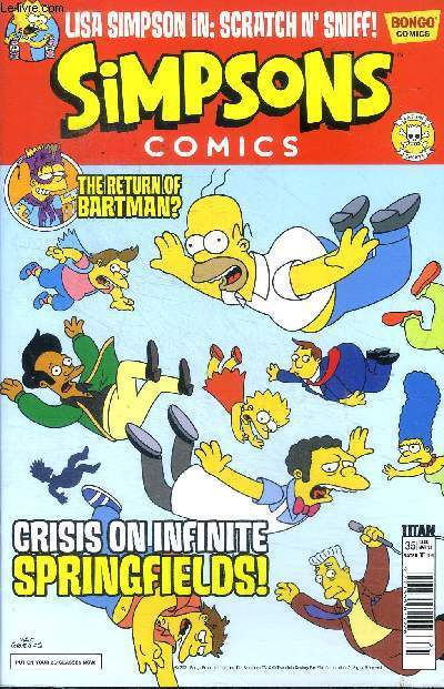 Simpsons comics N 35 Crisis on infinite Springfields !