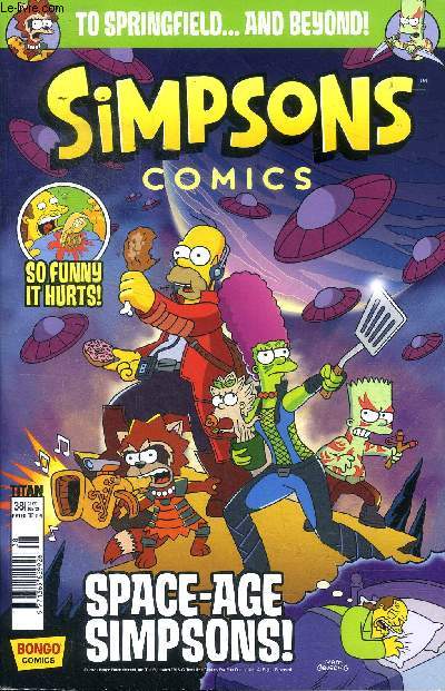 Simpsons comics N38 Space-Age Simpsons