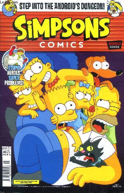 Simpsons comics N 40 Stupid heroes, super problems