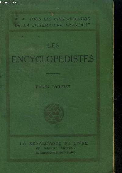 Les Encyclopdistes - Pages choisies (Collection 