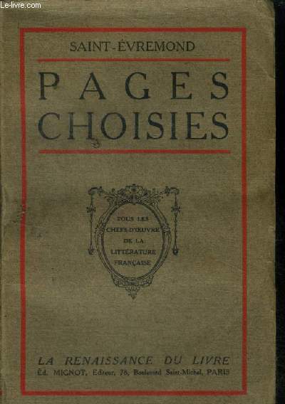 Pages Choisies (Collection 
