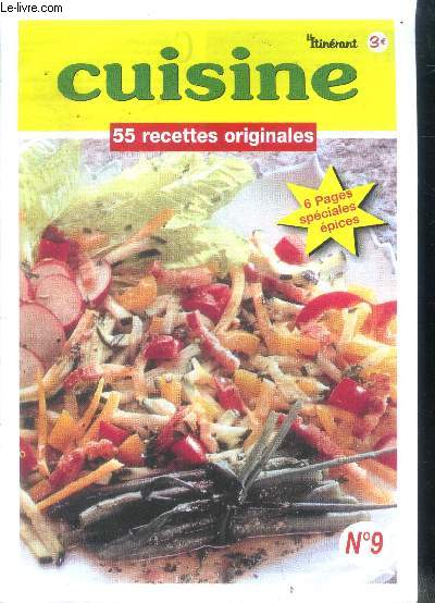 L'itinrant Cuisine 55 recettes originales N9
