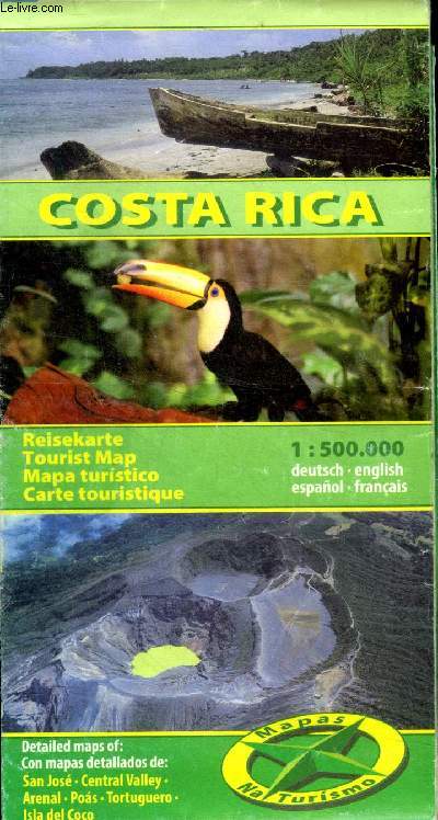 Costa Rica carte gographique