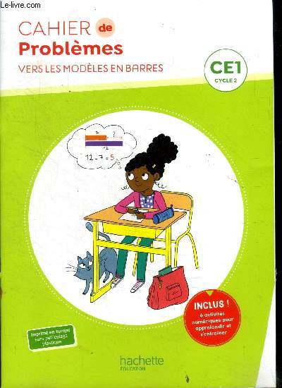 Cahier de problmes vers les modles en barres CE1 Cycle 2