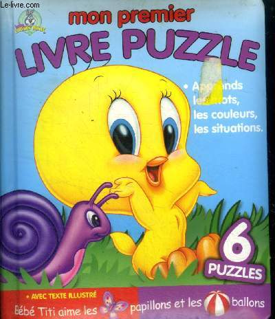 Mon premier livre puzzle 6 puzzles