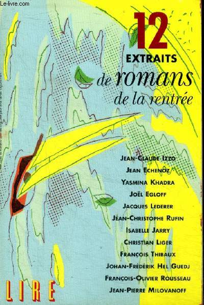 12 extraits de romans de la rentre