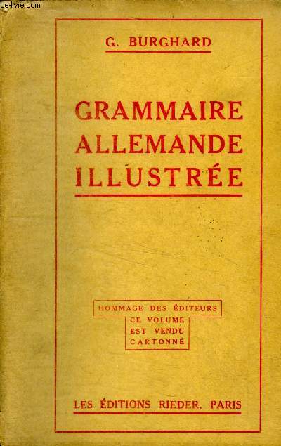 Grammaire Allemande illustre