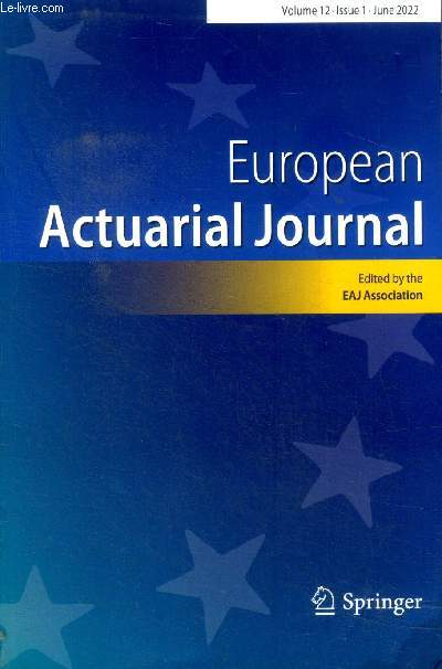 European acturial journal Volume 12 Issue 1 June 2022