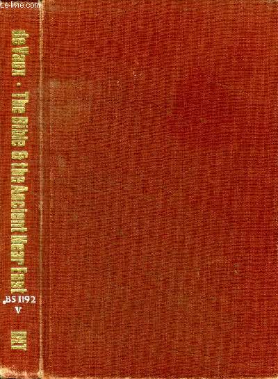 The bible and the ancient near east