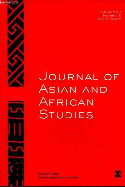 Journal of Asian and African studies Volume 57 Number 2 March 2022