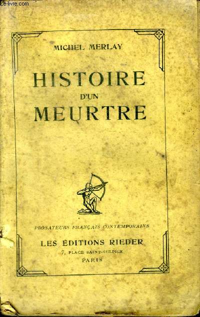 Histoire d'un meurtre