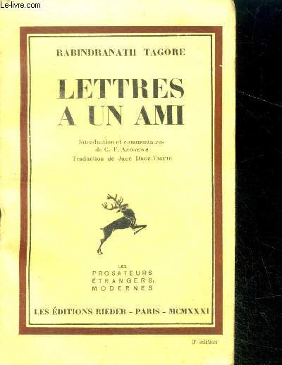 Lettres a un ami