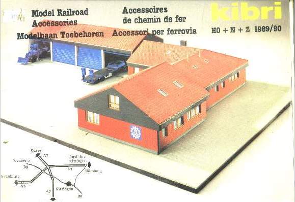 Kibri catalogue - model railroad - accessoires de chemin de fer- accessori per ferrovia - accessories, modelbaan,