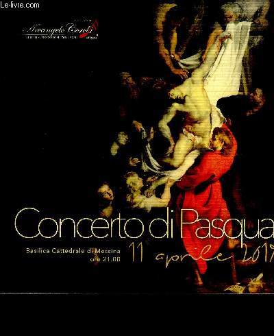 Concerto di pasqua 11 aprile 2019 basilica cattedrale di messina ore 21.00