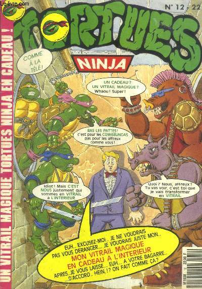 Tortues ninja N12- bd , jeux, le 1er salon international des jeux videos et electroniques- les voyages gourmands de julien