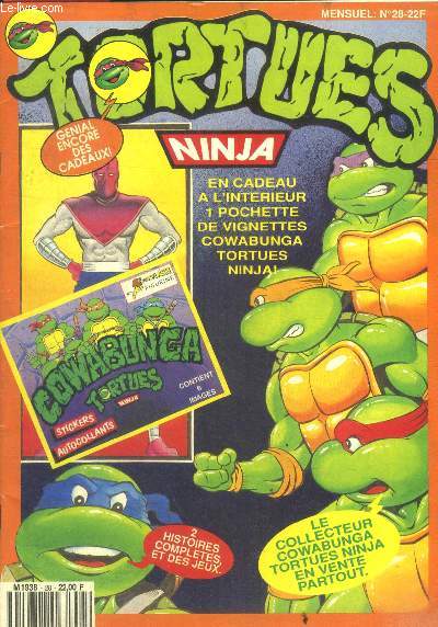 Tortues ninja N28- 2 histoires completes bd, jeux, cinema cherie j'ai agrandi le bebe