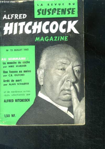 La revue du suspense Alfred Hitchcock magazine N15 juillet 1962