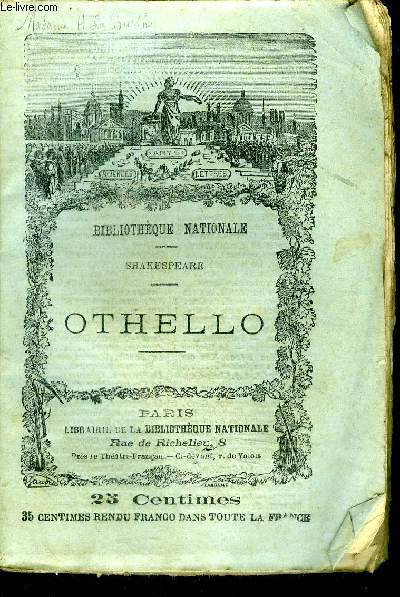 Othello ou lo more de venise - bibliotheque nationale