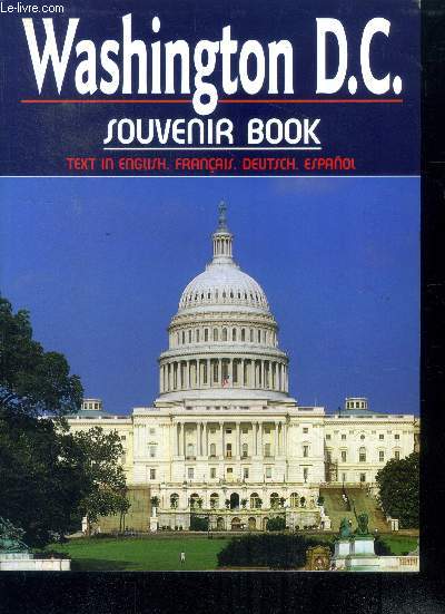 Washington D.C. Souvenir Book - english francais deutsch espanol