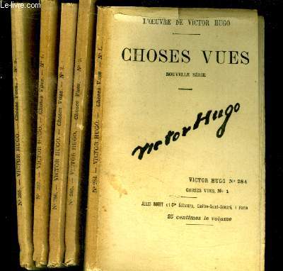 Choses Vues (Nouvelle Srie) - lot de 5 fascicules : complet