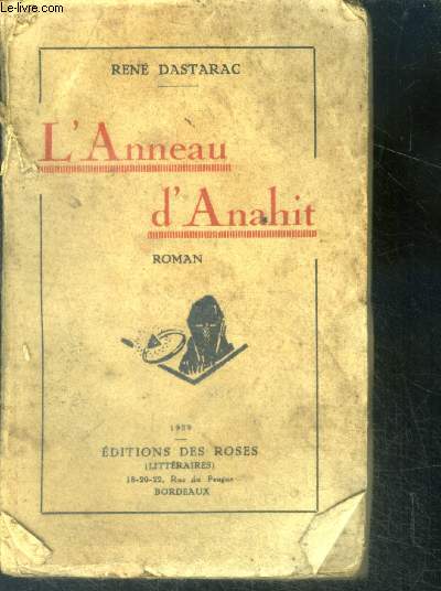 L'anneau d'Anahit - roman