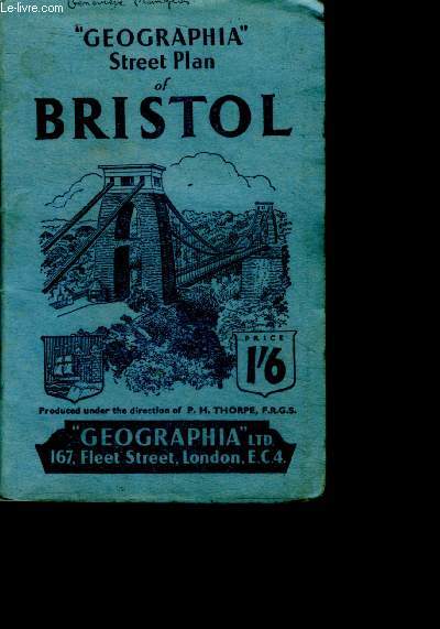 Geographia street plan of bristol