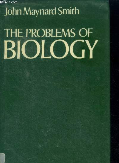 The Problems of Biology