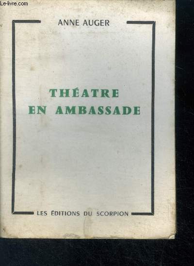 Thtre en Ambassade + envoi d'auteur