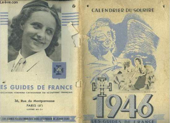 Calendrier du sourire 1946 - les guides de france