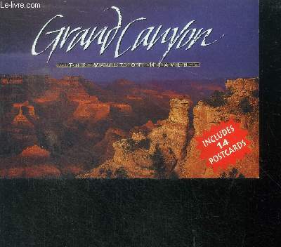 Grand canyon the vault of heaven - 10 postcards fully captioned - postcard book - north rim, colorado river, ...