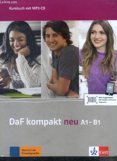 DaF kompakt neu A1-B1 Kursbuch - deutsch als fremdsprache + 1 CD audio MP3