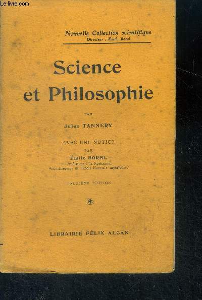 Science et philosophie - nouvelle collection scientifique - 2e edition