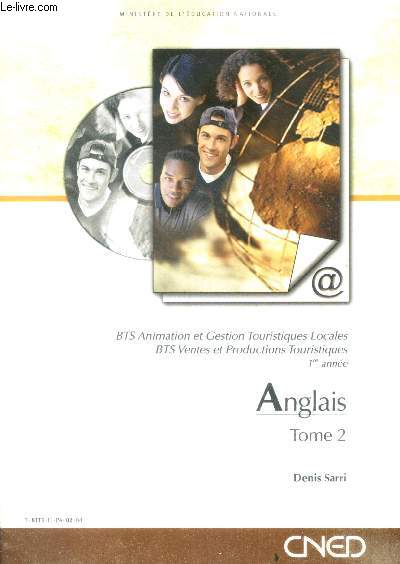 Bts animation et gestion touristiques locales BTS ventes et productions touristiques - 1ere annee anglais tome 2