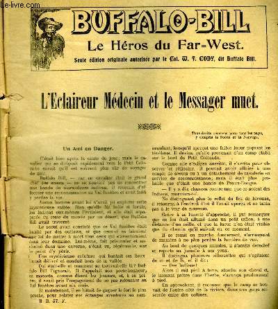 Buffalo bill le heros du far west : L'eclaireur medecin et le messager muet - fascicule N57