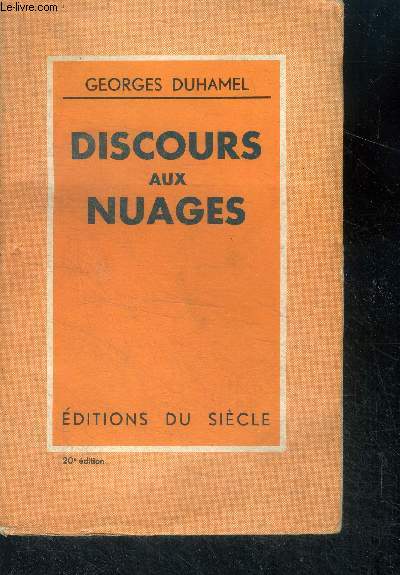 Discours aux nuages - 20e edition