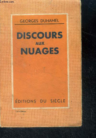 Discours aux nuages - 14e edition