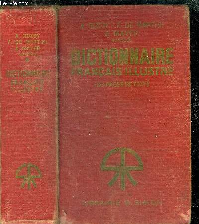 Dictionnaire Franais illustr - partie grammaticale, historique, geographique