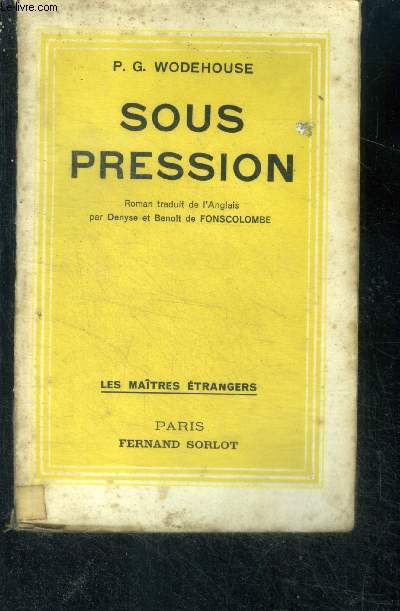 Sous pression - collection les maitres etrangers