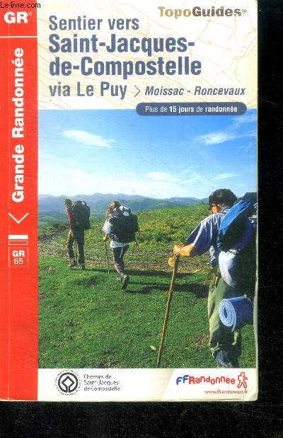 Sentier vers saint jacques de compostelle via le puy: moissac / roncevaux - GR65 - plus de 15 jours de randonne