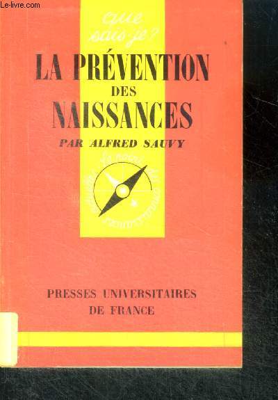 LA PREVENTION DES NAISSANCES- QUE SAIS JE n988