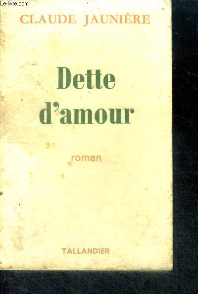 DETTE D'AMOUR