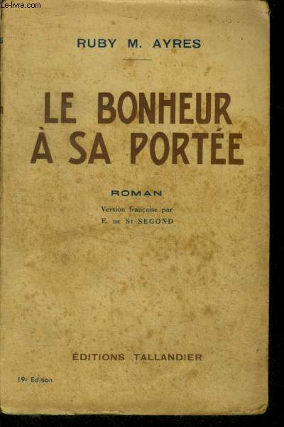 LE BONHEUR A SA PORTEE