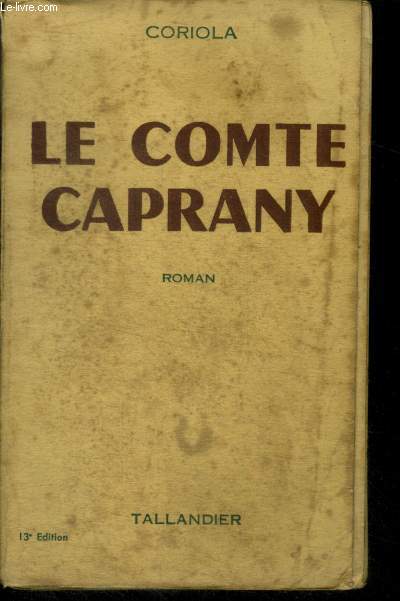 LE COMTE CAPRANY