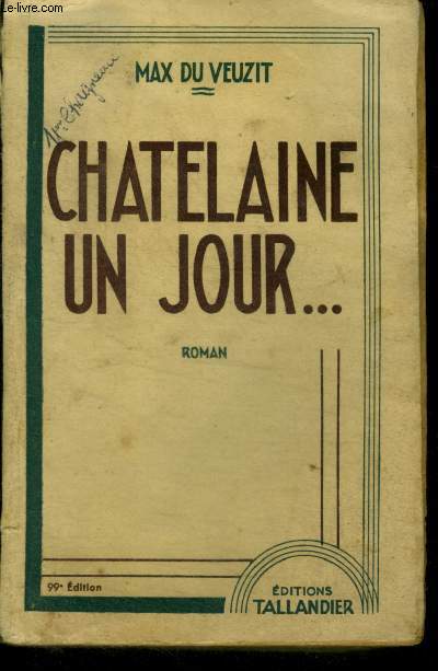 CHATELAINE UN JOUR ... - ROMAN