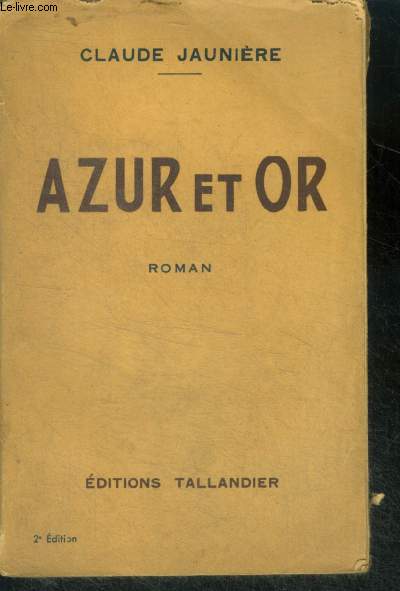 AZUR ET OR - roman