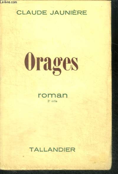 ORAGES - ROMAN