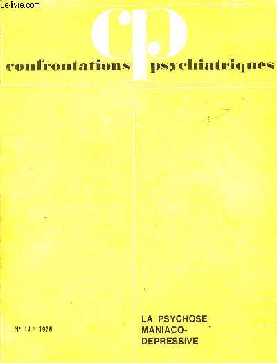 CONFRONTIATIONS PSYCHIATRIQUES n 14