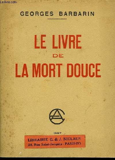 LE LIVRE DE LA MORT DOUCE