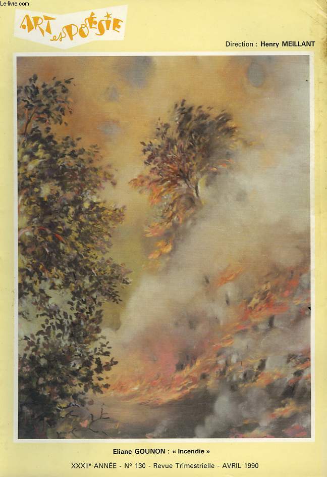 ART ET POESIE, XXXIIe ANNEE, N130, REVUE TRIMESTRIELLE, AVRIL 1990